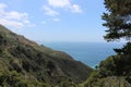 View of Water from Roadside at Ragged Point Royalty Free Stock Photo