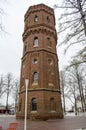 View of Water tower in Zaraysk Moscow region Russia Royalty Free Stock Photo