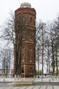 View of Water tower in Zaraysk Moscow region Russia Royalty Free Stock Photo