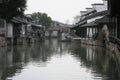 Water village wuzhen in suzhou china Royalty Free Stock Photo