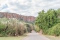 View of the Waterberg Plateau near Otjiwarongo Royalty Free Stock Photo