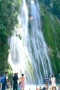 view waterfall jet nature exotic park touristic people