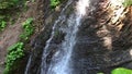 Beautiful mountain waterfall.