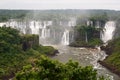 View of waterfalls. Iguacu national park. Foz do Iguacu. Parana. Brazil