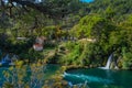 Waterfall in  Krka National Park, Croatia Royalty Free Stock Photo