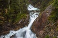 View of the Waterfalls of Mickiewicz, the High Tatras on Roztoka stream. Poland