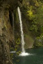 View of waterfalls in Plitvice Lakes National Park.