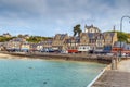 View of waterfront in Cancale, France Royalty Free Stock Photo