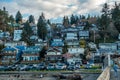 Dash Point Waterfront Homes 3 Royalty Free Stock Photo