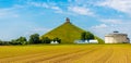 View at the Watrloo Hill with Memorial Battle opf Waterloo in Belgium