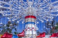 View of wave swinger fun ride, Chennai, India, Jan 29 2017