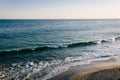 View of waves in the Pacific Ocean, at El Matador State Beach, M Royalty Free Stock Photo