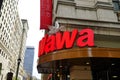 View of a Wawa coffee store in Philadelphia Royalty Free Stock Photo