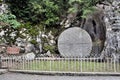 A view of the Way of the Cross in Lourdes Royalty Free Stock Photo