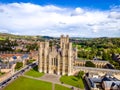 View of Wells Cathedral is in Wells, Somerset, England Royalty Free Stock Photo