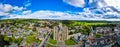 View of Wells Cathedral is in Wells, Somerset, England Royalty Free Stock Photo