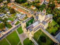 View of Wells Cathedral is in Wells, Somerset, England Royalty Free Stock Photo