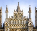 View of Wells Cathedral is in Wells, Somerset, England Royalty Free Stock Photo