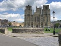 View of Wells Cathedral is in Wells, Somerset, England Royalty Free Stock Photo