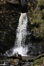 A view of the Welsh Countryside near The Rhaeadr Waterfall in North Wales