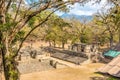 View at the West Court of Copan in Honduras