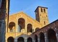 Basilica of Sant& x27;Ambrogio. Milan, Lombardy, Italy Royalty Free Stock Photo