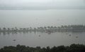View of West lake in Hangzhou from the top Royalty Free Stock Photo