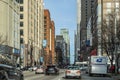 View of West Ohio street in Chicago downtown