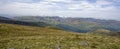 View west from Rampsgill Head, Cumbria Royalty Free Stock Photo