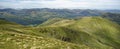 View west from Rampsgill Head Royalty Free Stock Photo