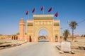 View at the Western city gate of Rissani in Morocco Royalty Free Stock Photo