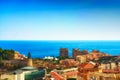 A view of the western part of Monaco Royalty Free Stock Photo