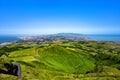 View of the western part of Sao Miguel Island, Azores, AÃÂ§ores, Portugal, Europe