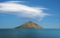View from the westside of the island of Stromboli