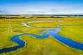 View of wetlands in Egg Harbor Township, New Jersey Royalty Free Stock Photo