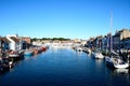 View of Weymouth harbour. Royalty Free Stock Photo