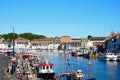 View of Weymouth harbour.