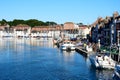 View of Weymouth harbour.