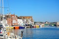View of Weymouth harbour. Royalty Free Stock Photo