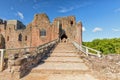 The Gatehouse, Goodrich Castle, Herefordshire. Royalty Free Stock Photo