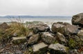 Large rocks on the coast of Vancouver Island