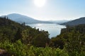 View of Whiskeytown Lake, Whiskeytown Shasta-Trinity National Recreation Area Royalty Free Stock Photo