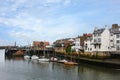 Whitby harbor in Great Britain