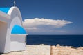 Chapel of Agioi Anargyroi on Cape Greko. Cyprus Royalty Free Stock Photo