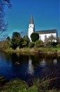 Landmarks of Scotland - White Church in Comrie, Perthshire