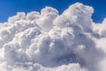 View of white clouds Royalty Free Stock Photo