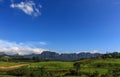 A view of Corvo Branco's montain range