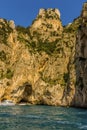 A view of the White Grotto on the Island of Capri, Italy Royalty Free Stock Photo