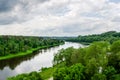 The view from the White Rose Bridge in Alytus