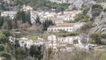 View of the white town of Grazalema (Cadiz, Andalusia, Spain